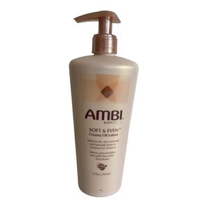 Ambi Body Care Soft & Even Creamy Oil Lotion 12 fl oz Pump New